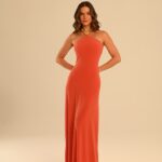 vestido Bodrum cenoura