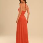 vestido Bodrum cenoura