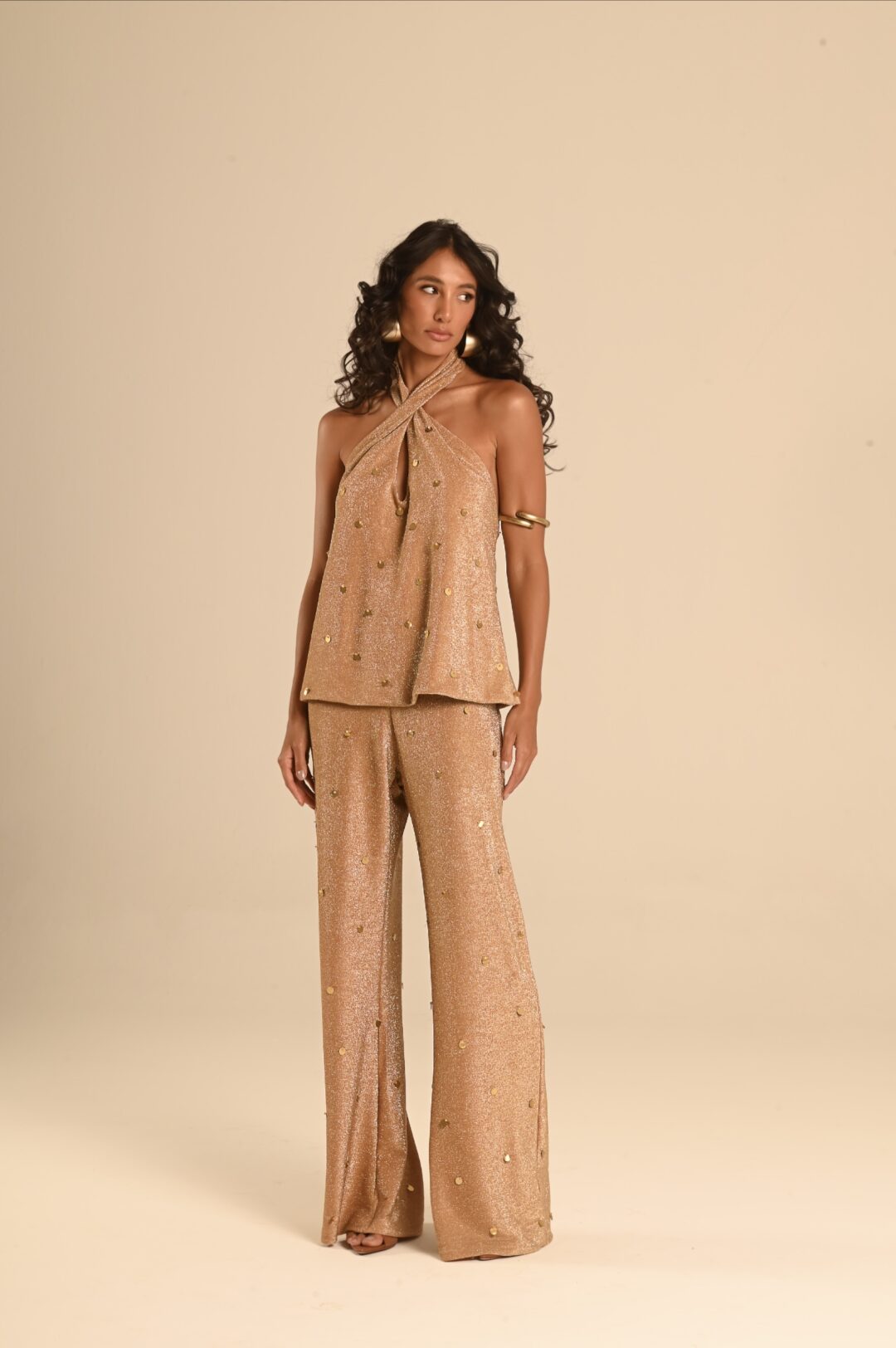 conjunto lurex bordado exclusivo Balancê