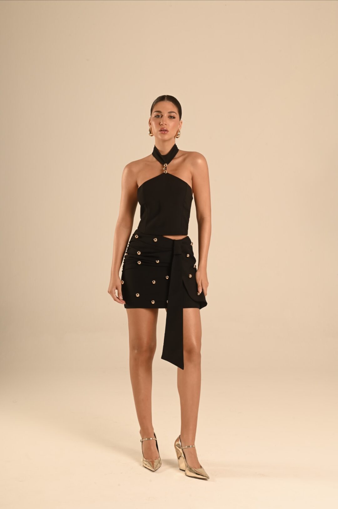 conjunto preto aviamentos gold tropicália