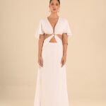vestido longo off aviamento flor de maracujá