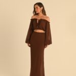 conjunto boho marrom Donna