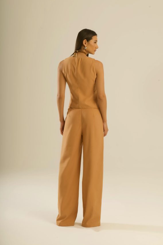 conjunto camel alfaiataria Ava