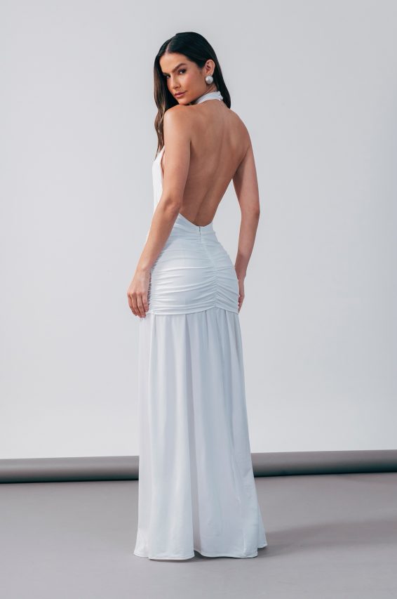 Vestido longo Mia off white