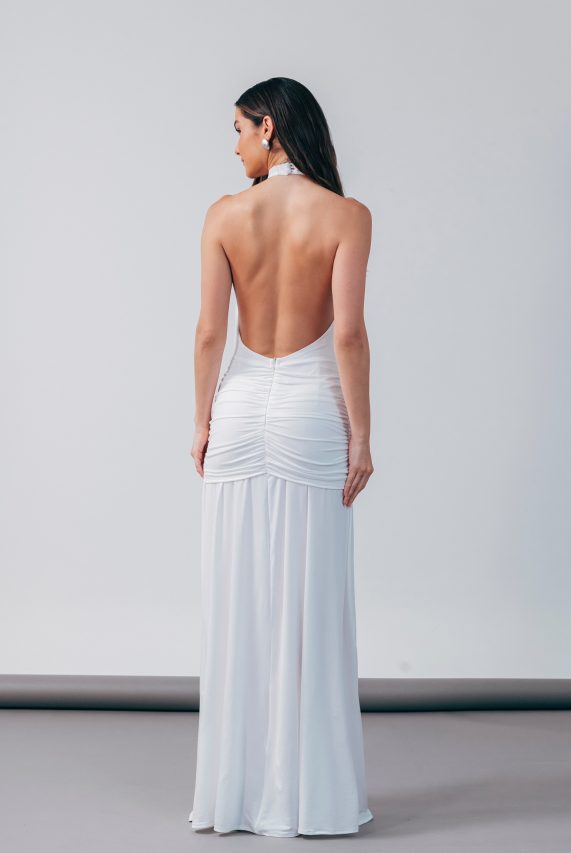 Vestido longo Mia off white